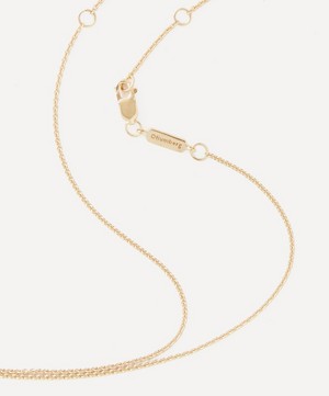 Otiumberg - 14ct Gold Plated Vermeil Silver Moonstone Necklace image number 2