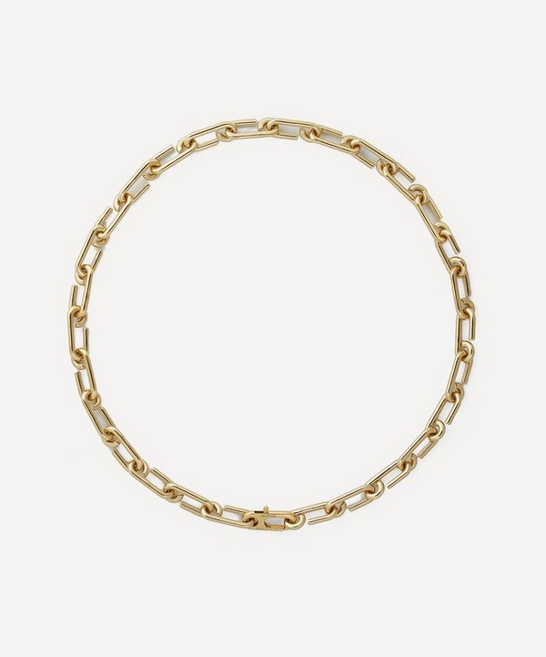 Otiumberg - 14ct Gold Plated Vermeil Silver Signature Arena Chain Necklace image number null