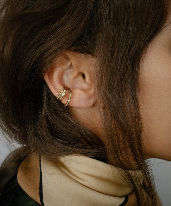 Otiumberg 14ct Gold Plated Vermeil Silver Concero Ear Cuff | Liberty