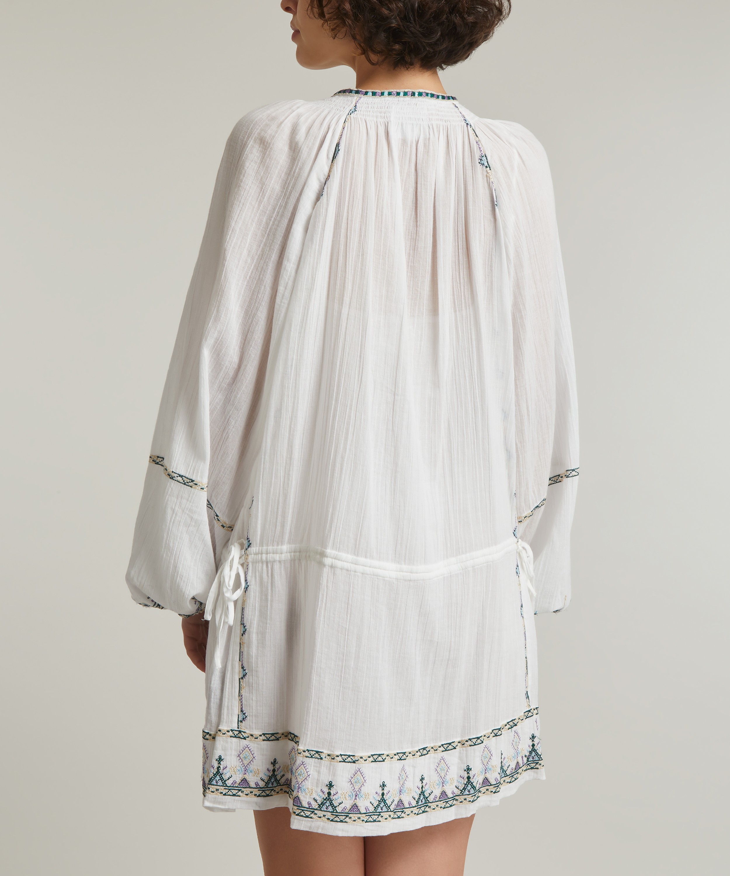 Isabel Marant Étoile - Parsley Cotton Voile Mini-Dress image number 3