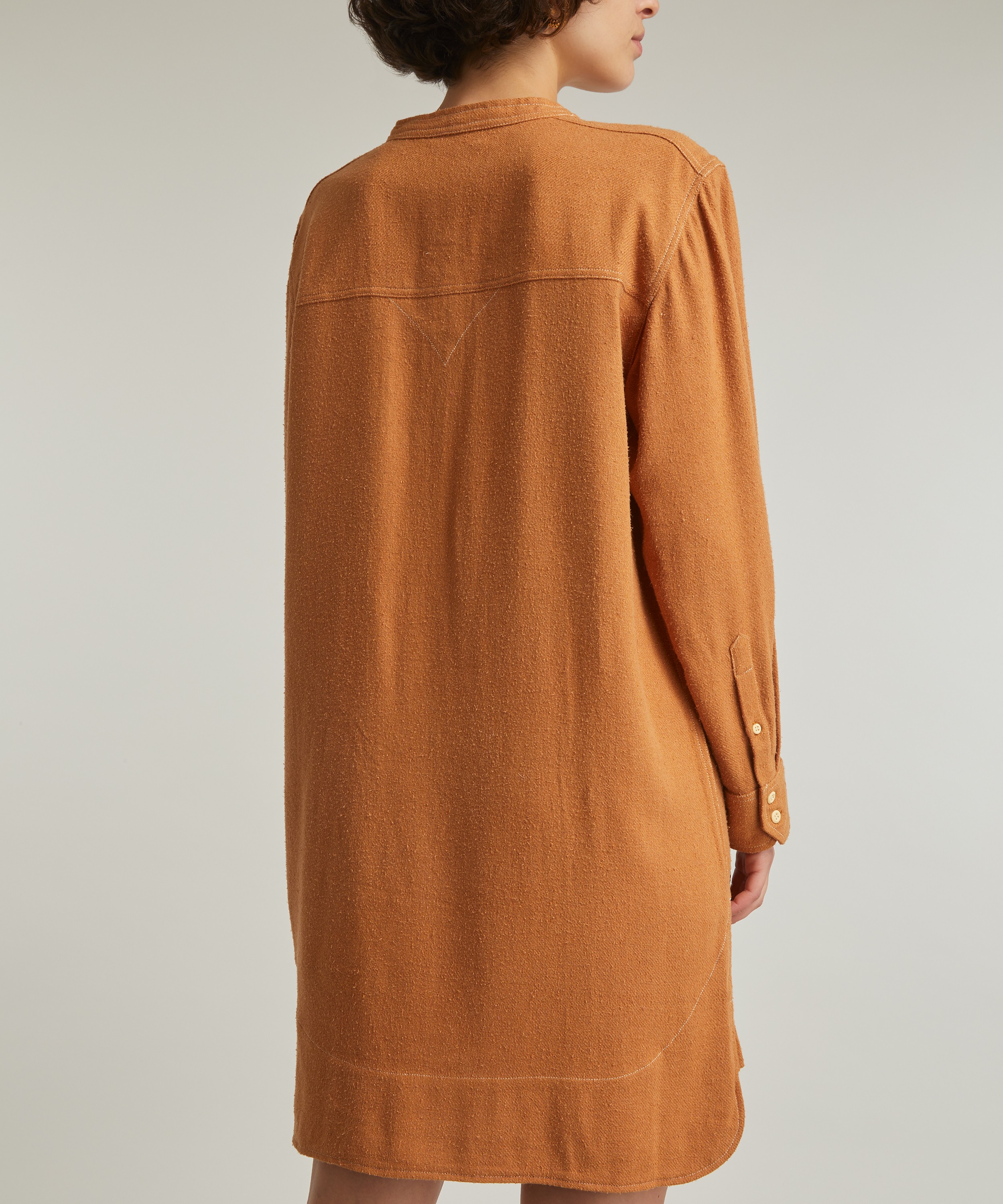 Isabel Marant Étoile - Venoya Woven Silk Mini-Dress image number 3