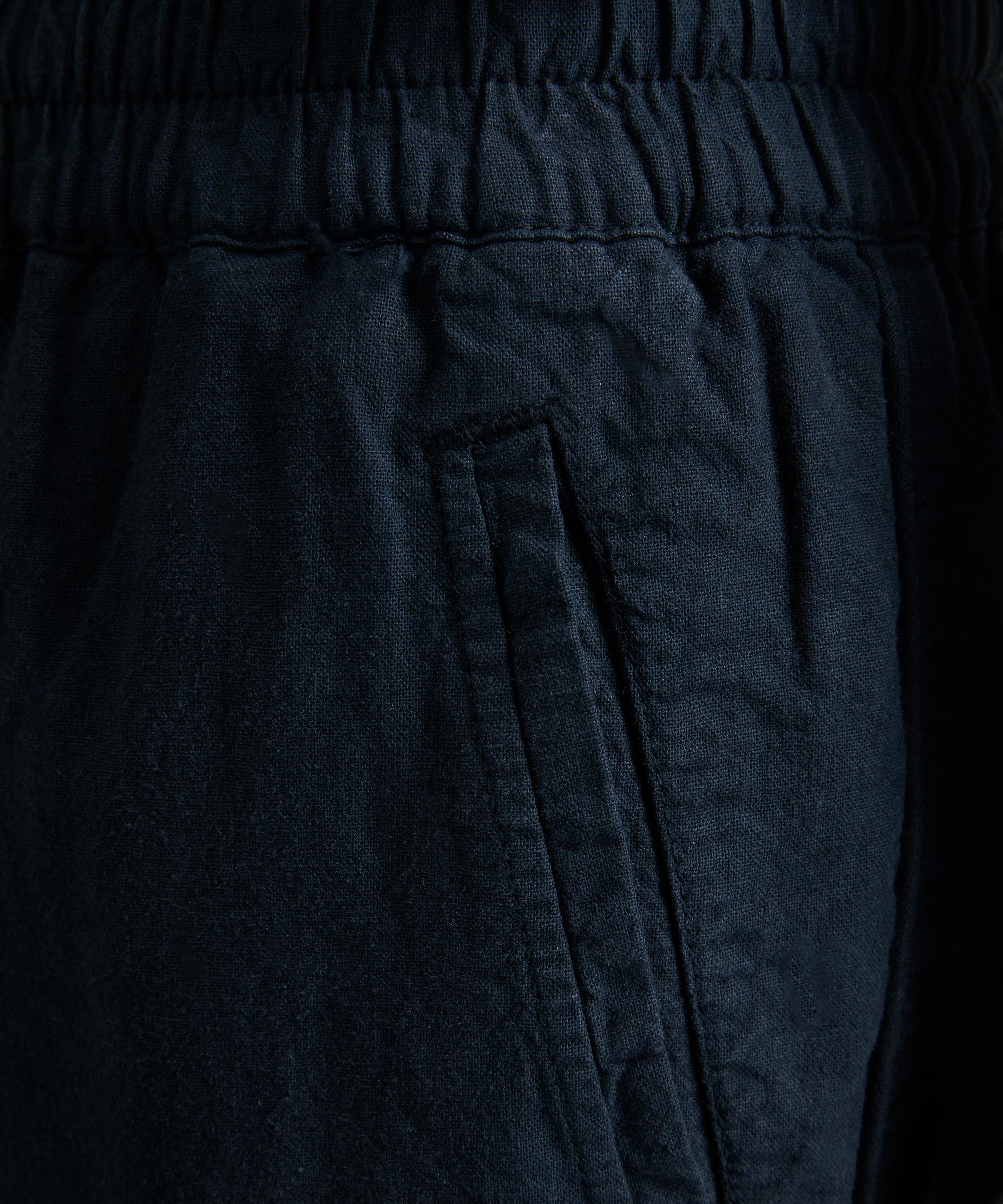 Folk - Navy Cotton Linen Trousers image number 4