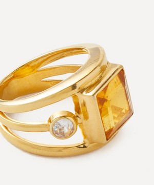 Shyla - 22ct Gold-Plated Marta Ring image number 1