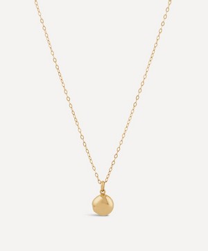 Dinny Hall - 9ct Gold Button Locket Necklace image number 0