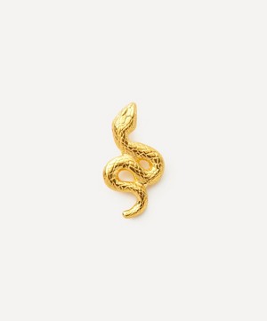 Maria Nilsdotter - 18ct Gold-Plated Magician Stud Earring Left image number 0