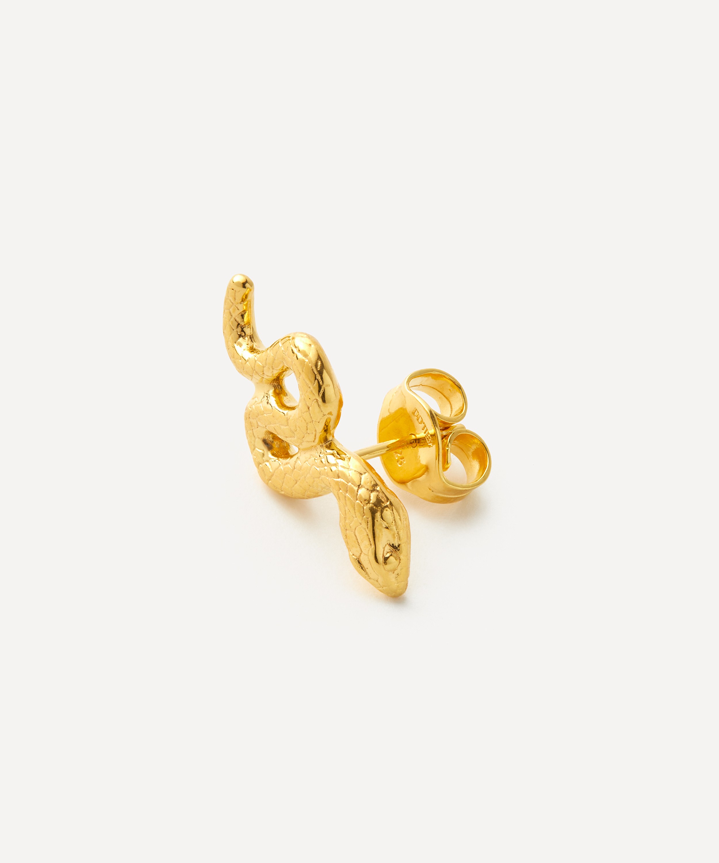 Maria Nilsdotter - 18ct Gold-Plated Magician Stud Earring Left image number 1