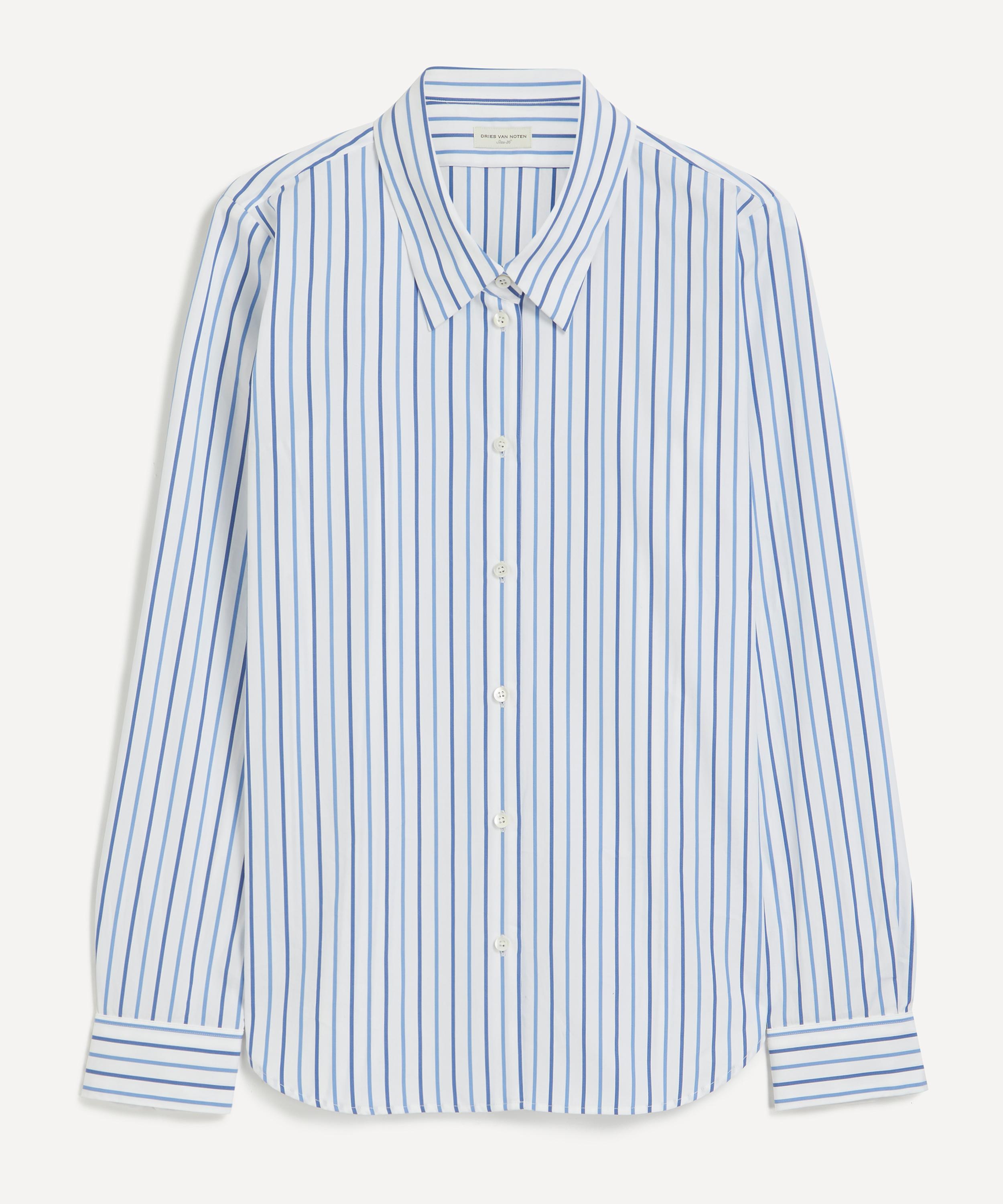 Dries Van Noten - Striped Cotton Shirt image number 0