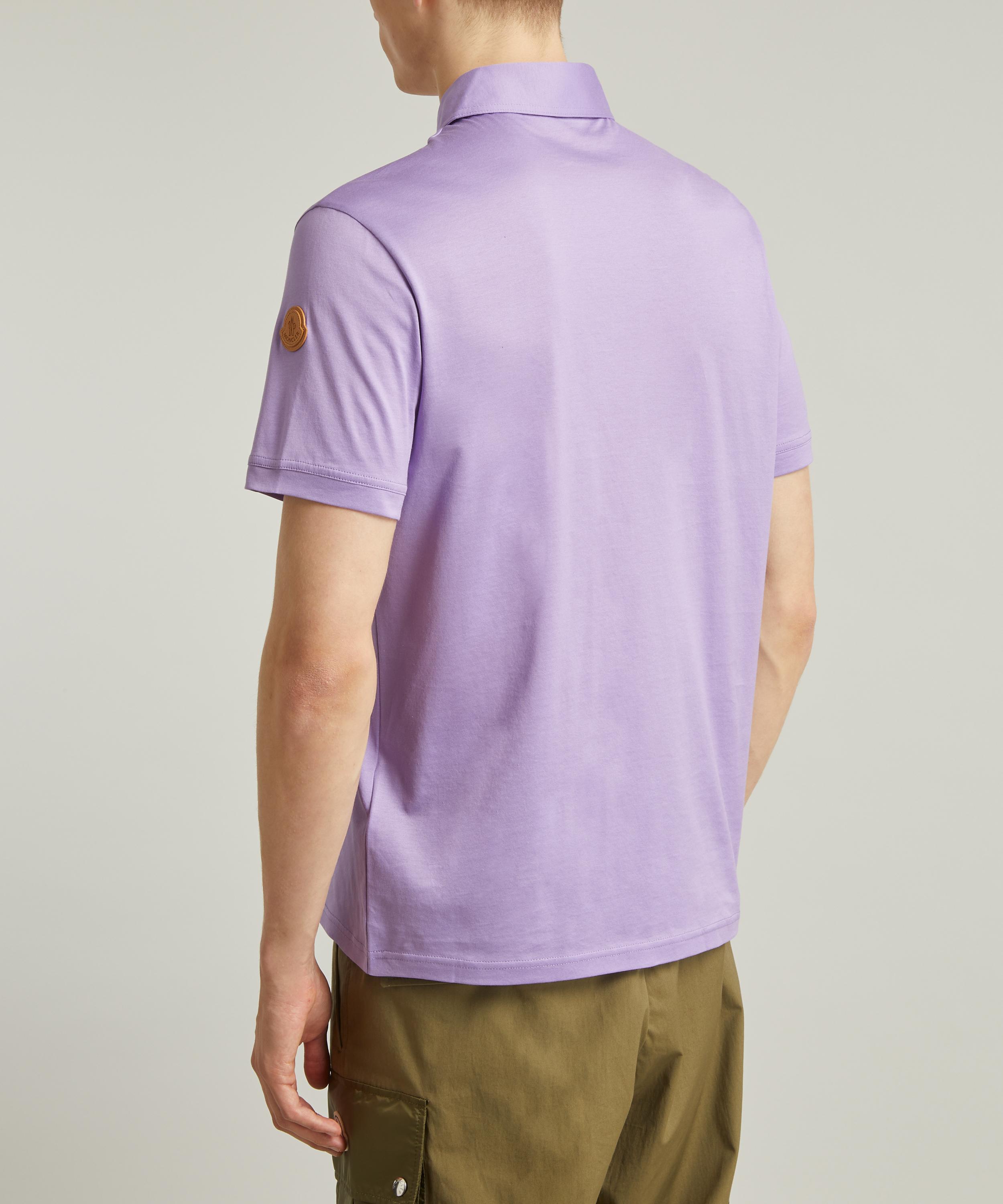 Moncler Purple Polo Shirt Liberty