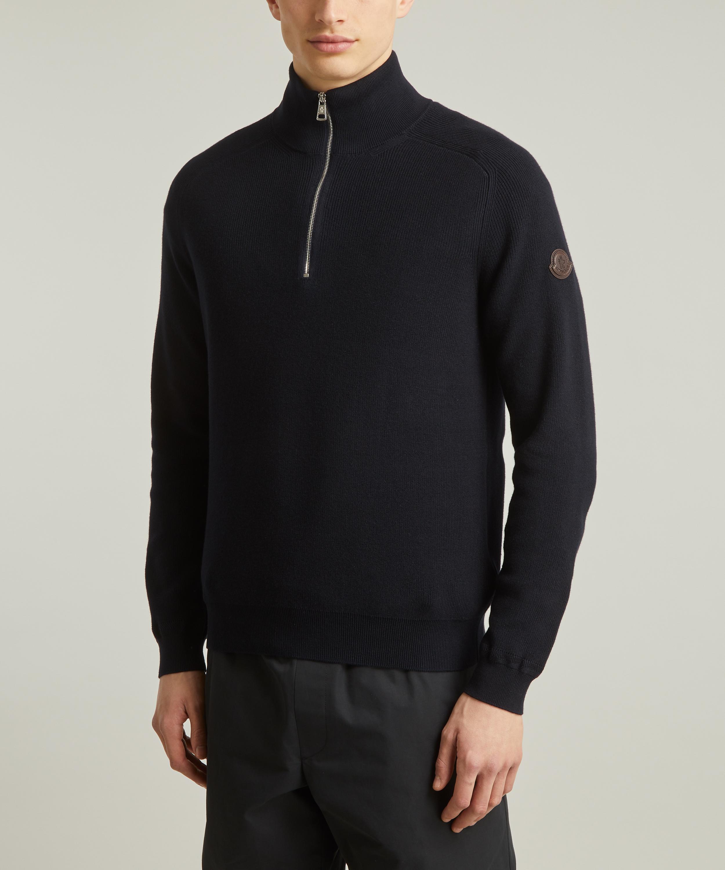 Moncler - Cotton-Cashmere Zip-Up Jumper  image number 2