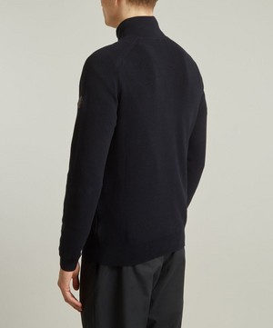Moncler - Cotton-Cashmere Zip-Up Jumper  image number 3