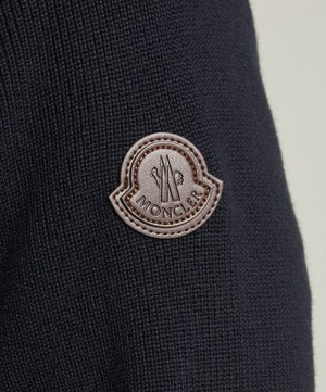 Moncler - Cotton-Cashmere Zip-Up Jumper  image number 4