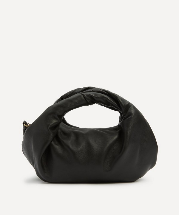 Dries Van Noten - Twisted Handle Leather Tote Bag image number null