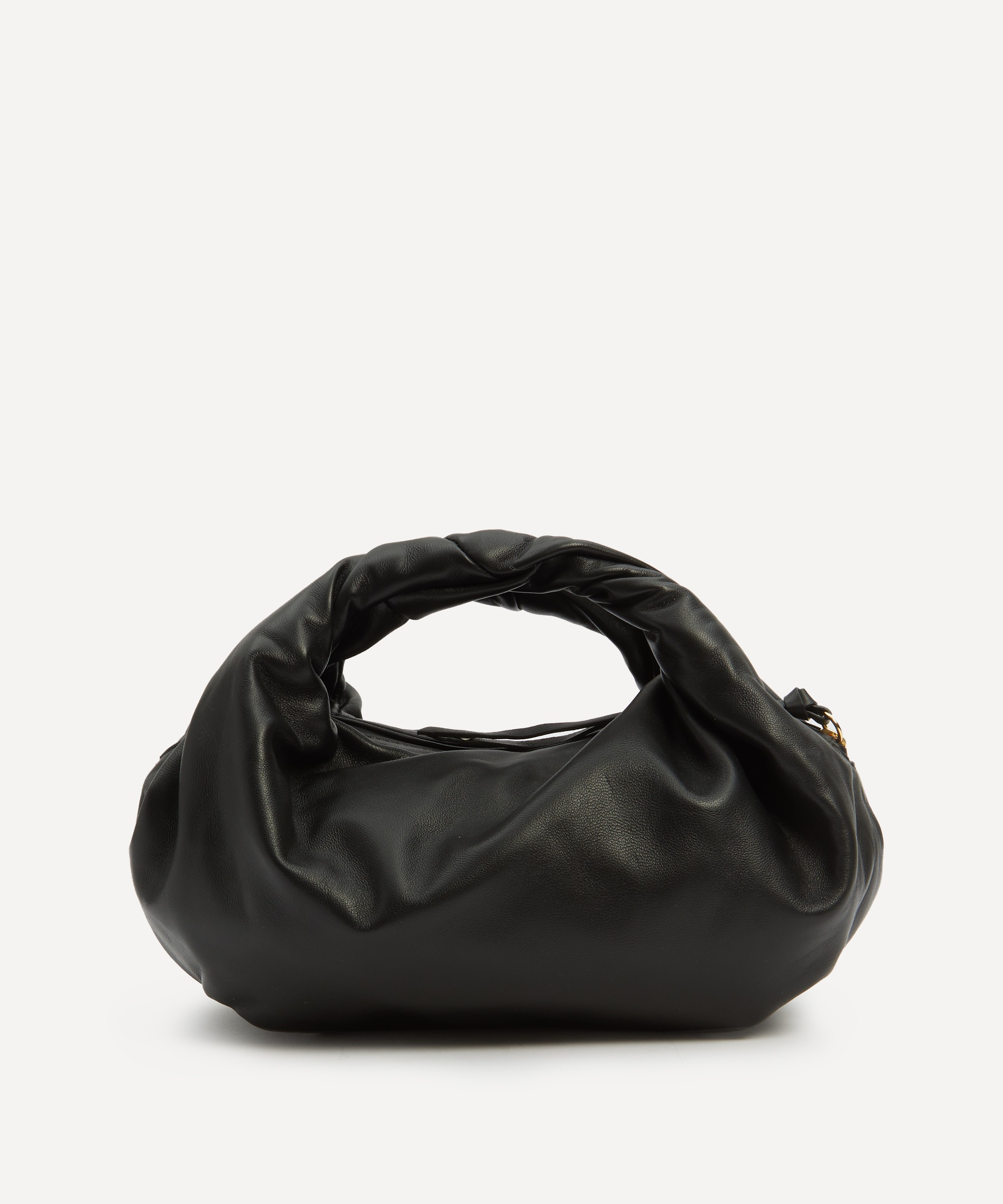 Dries Van Noten - Twisted Handle Leather Tote Bag image number 3