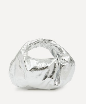 Dries Van Noten - Twisted Handle Metallic Tote Bag image number 3