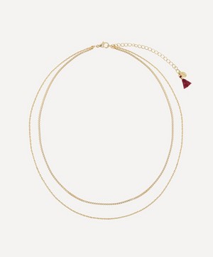 SHASHI - 14ct Gold-Plated Etienne Chain Necklace image number 0