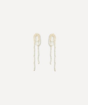 SHASHI - Vroom Pearl Earrings image number 0