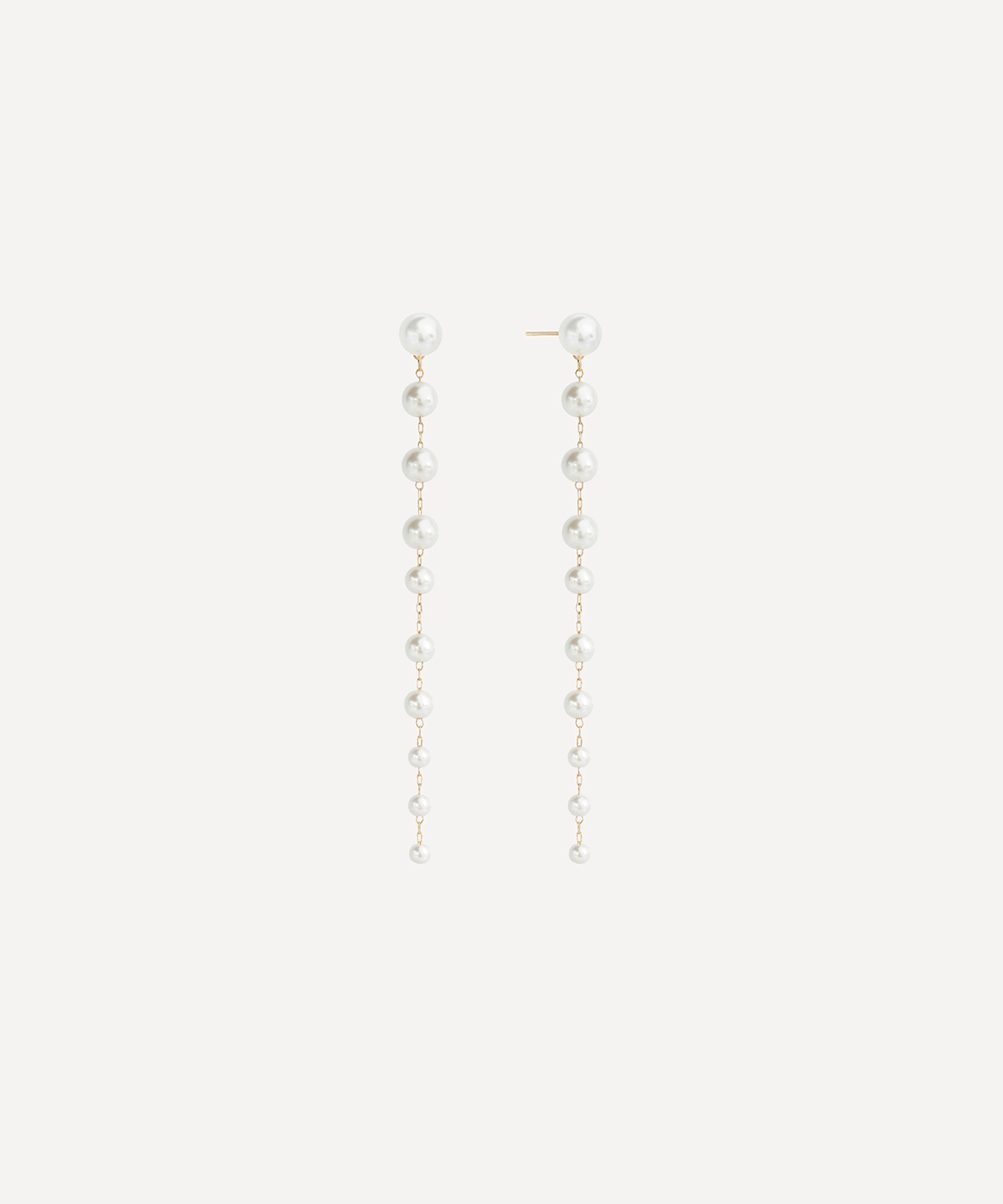 SHASHI - 14ct Gold-Plated Anais Drop Earrings image number 0