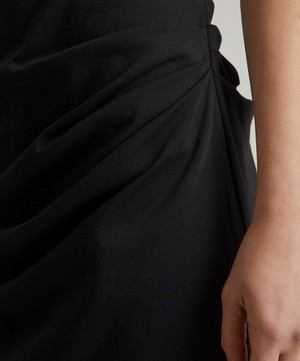 Dries Van Noten - Draped Cotton Jersey Dress image number 4
