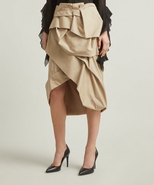 Dries Van Noten - Draped Peplum Skirt image number 2