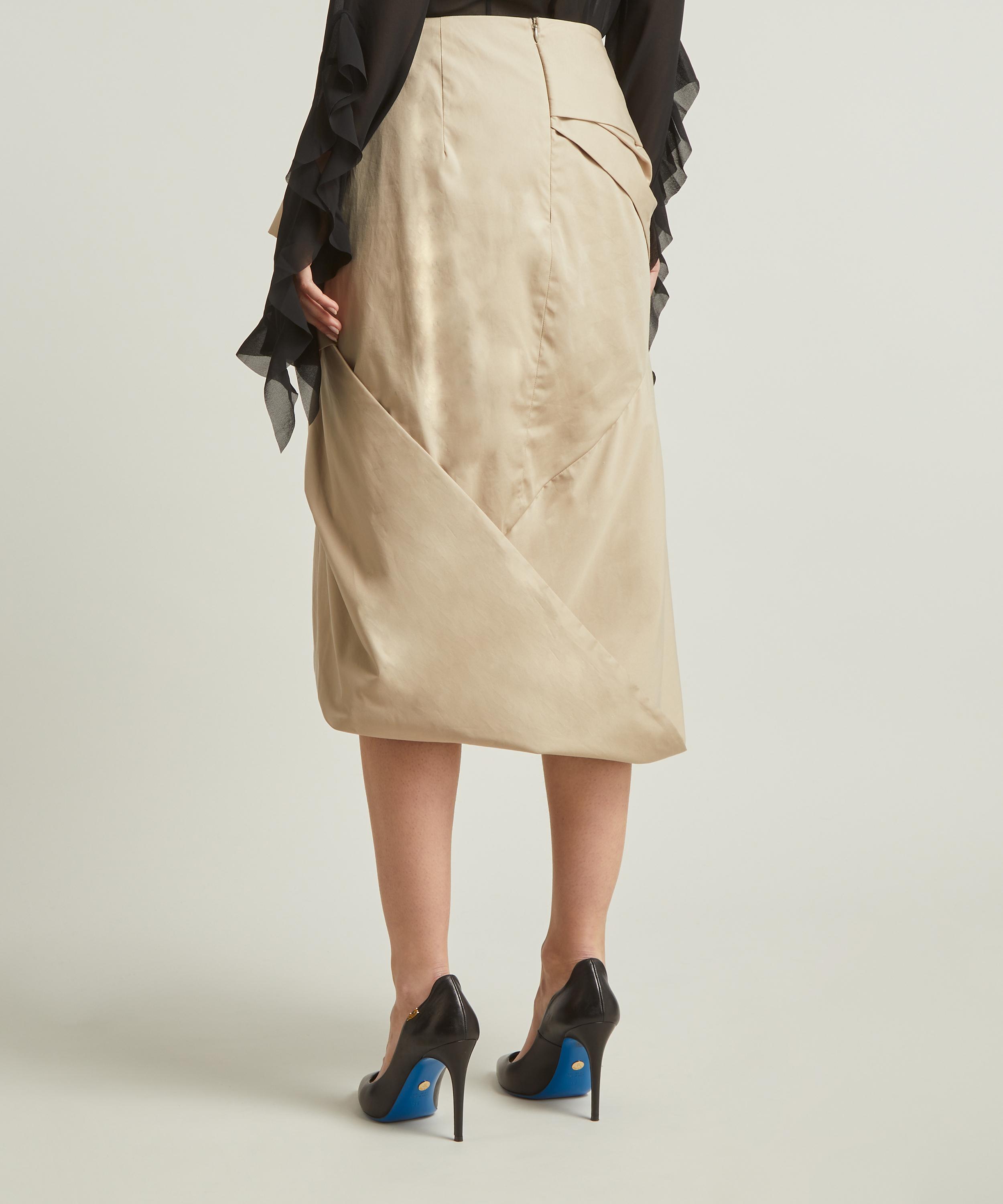 Dries Van Noten Draped Peplum Skirt