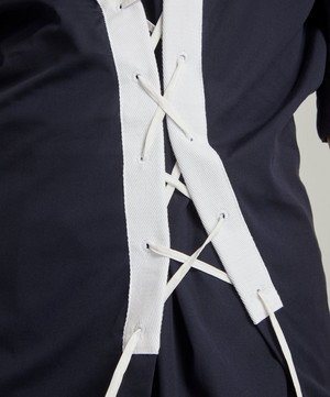 Dries Van Noten - Lace-Up Cotton Shirt image number 4