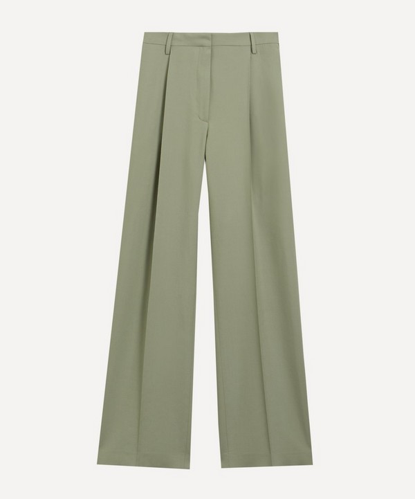 Dries Van Noten - Pleated Tuxedo Trousers image number null