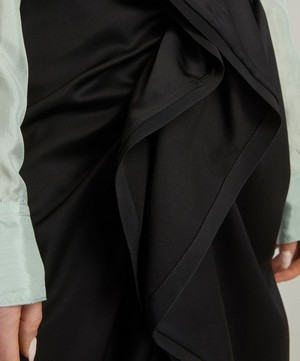 Dries Van Noten - Draped Ruffle Maxi-Skirt image number 4