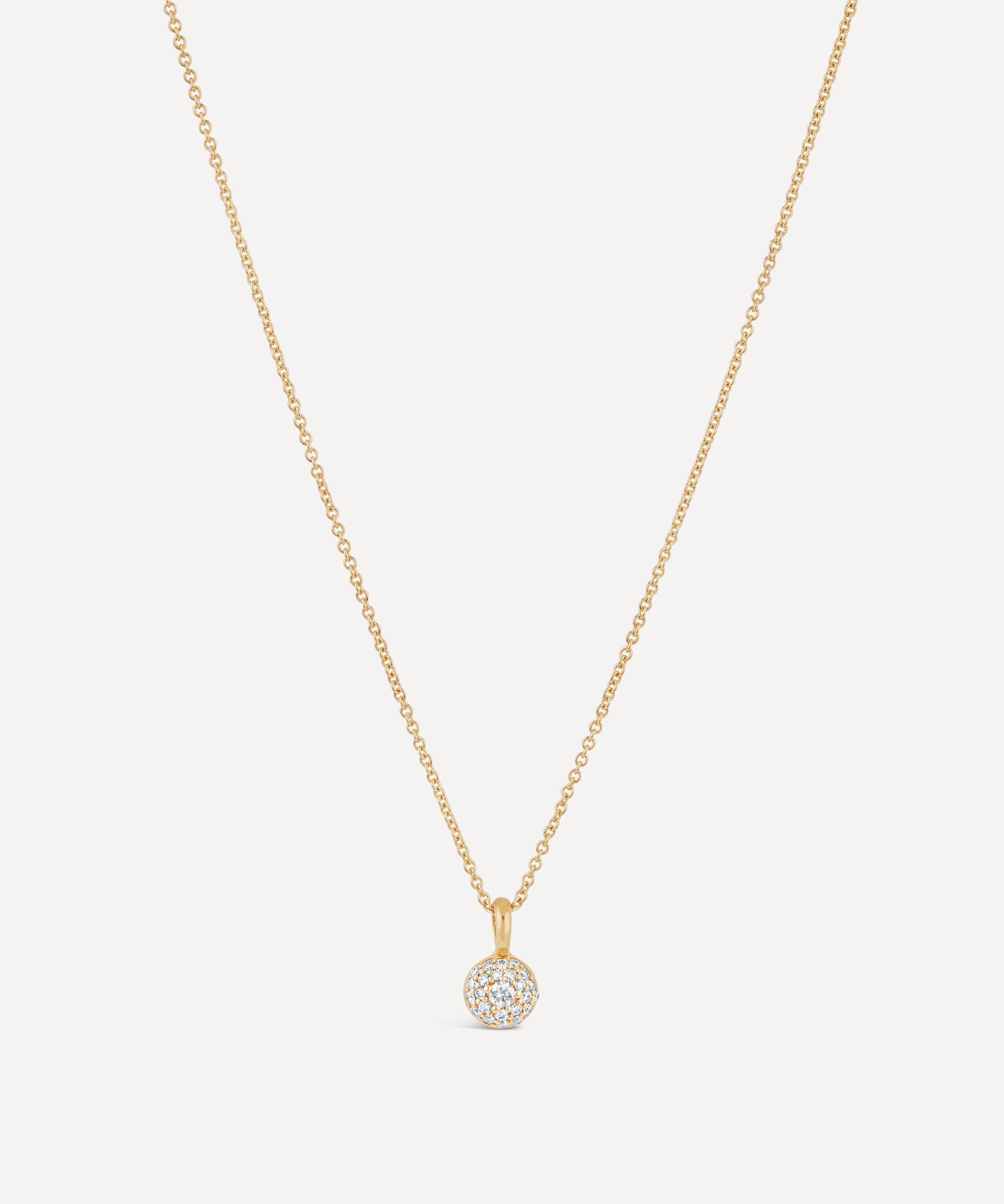 Dinny Hall - 9ct Gold Diamond Bonbon Pendant Necklace