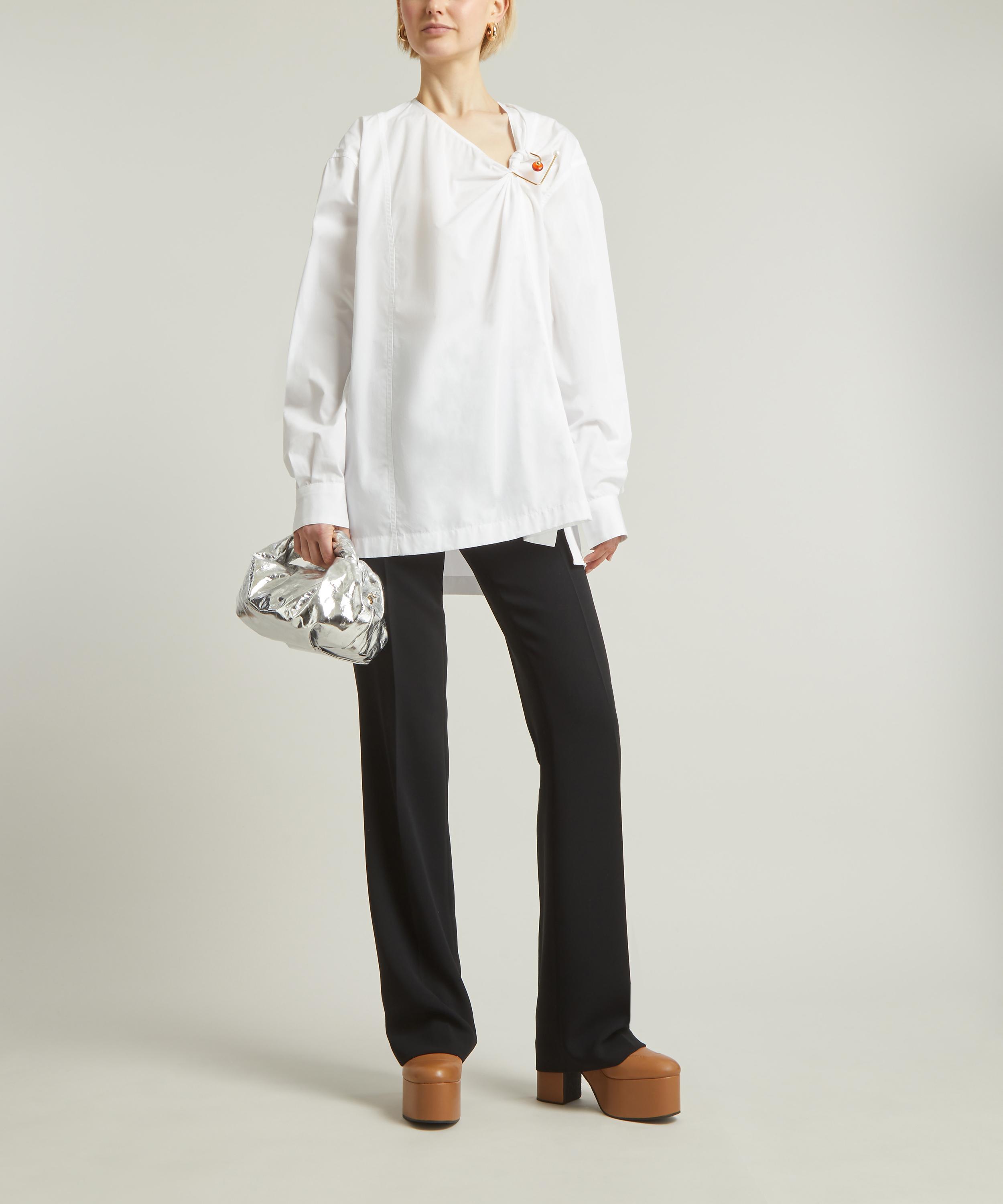 Dries Van Noten Embellished Twisted Oversized Shirt | Liberty