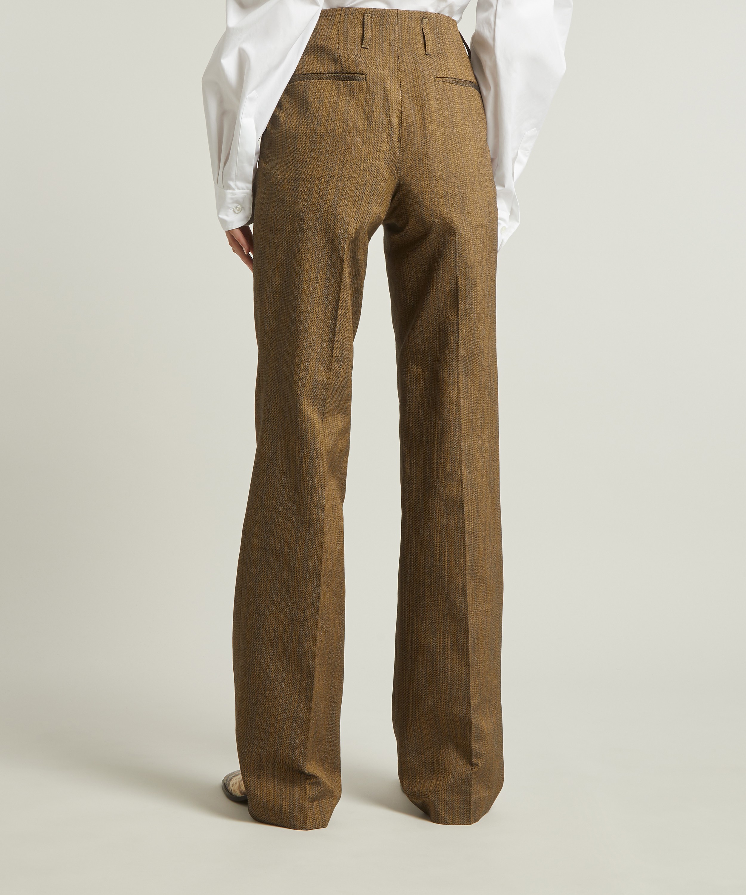 Dries Van Noten - Straight Leg Striped Trousers image number 3