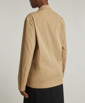 Dries Van Noten - Double-Breasted Cotton-Faille Shirt image number 3