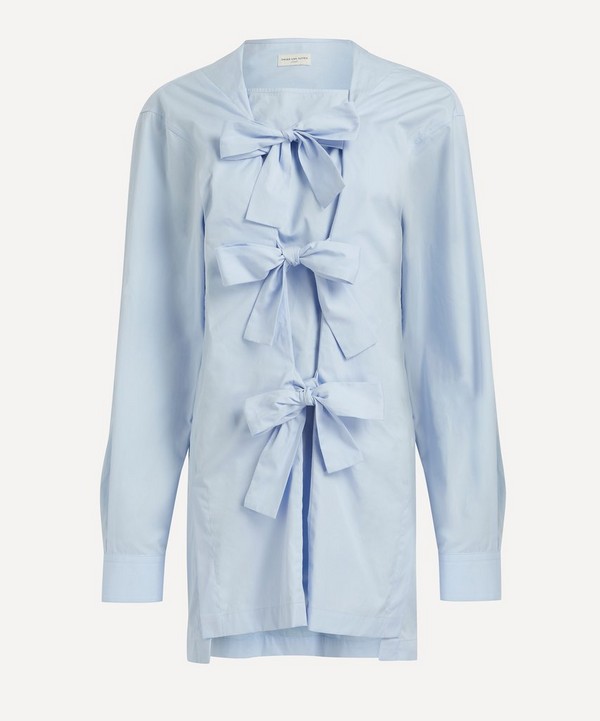 Dries Van Noten - Oversized Shirt With Bow Detail