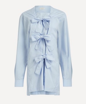 Dries Van Noten - Oversized Shirt With Bow Detail image number 0