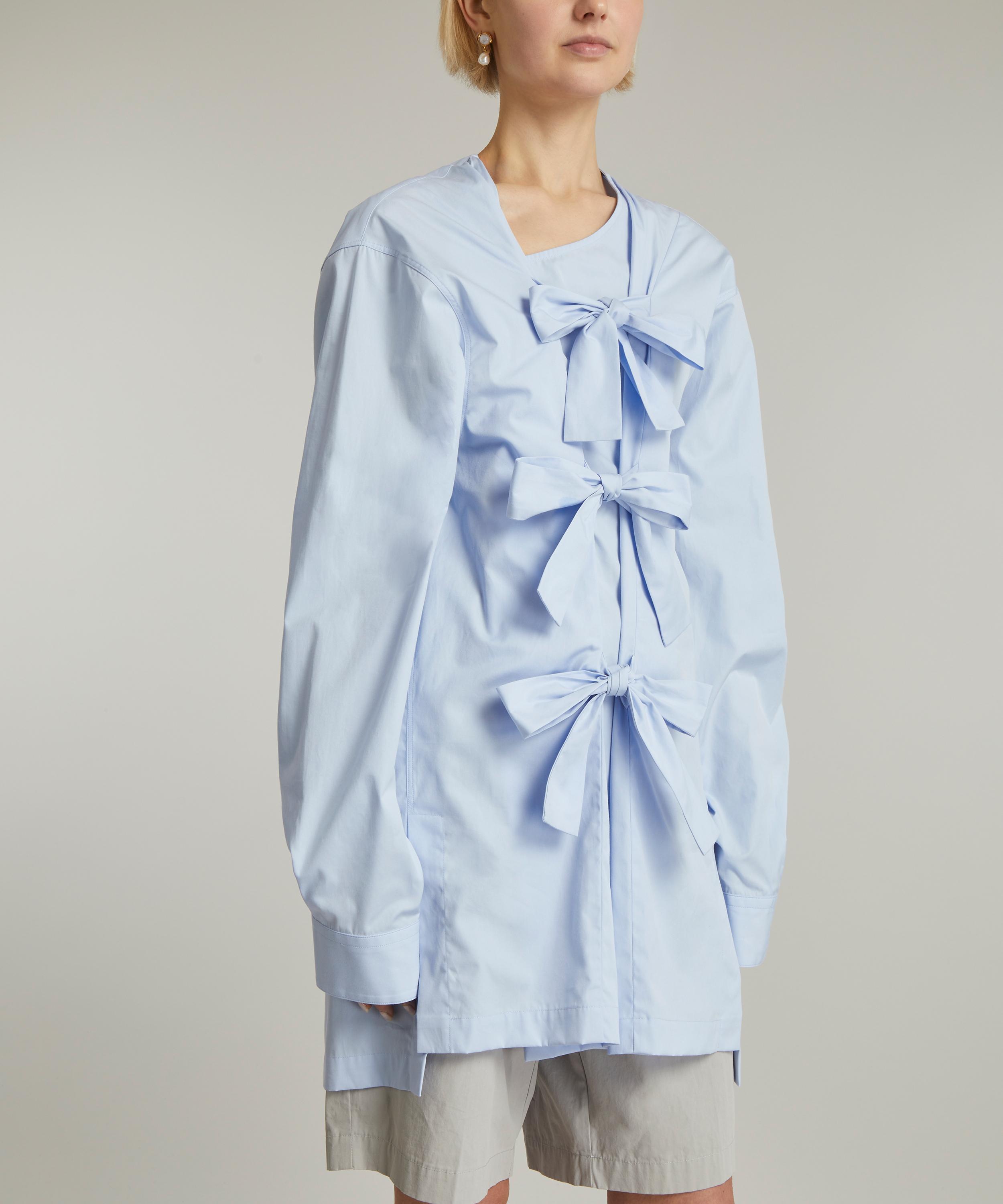 Dries Van Noten Oversized Shirt With Bow Detail | Liberty