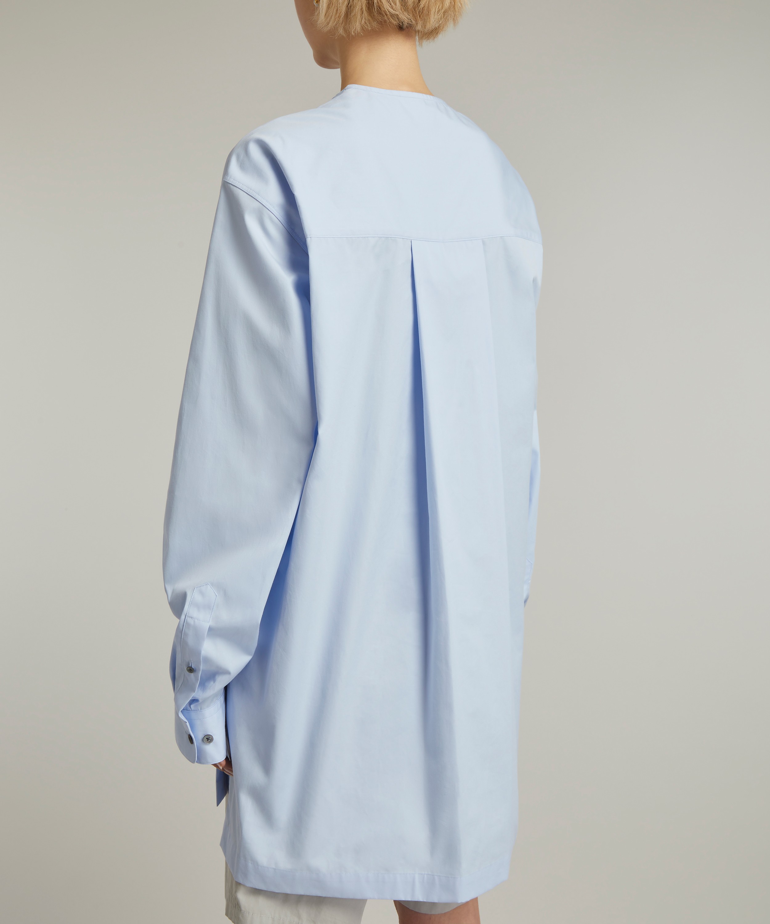 Dries Van Noten - Oversized Shirt With Bow Detail image number 3