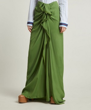 Dries Van Noten - Long Draped Skirt image number 1