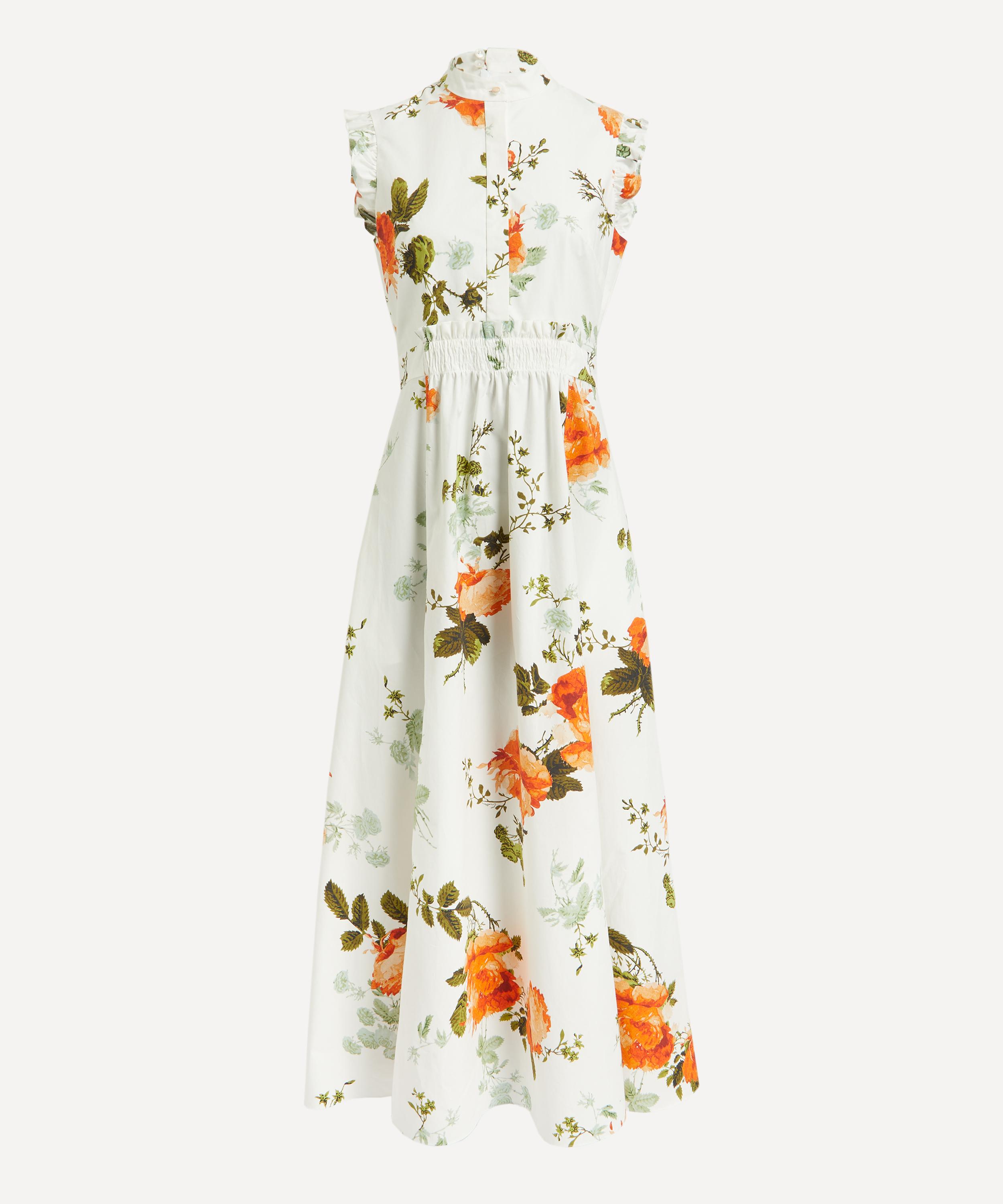 Erdem - Sleeveless Cotton Poplin Midi-Dress