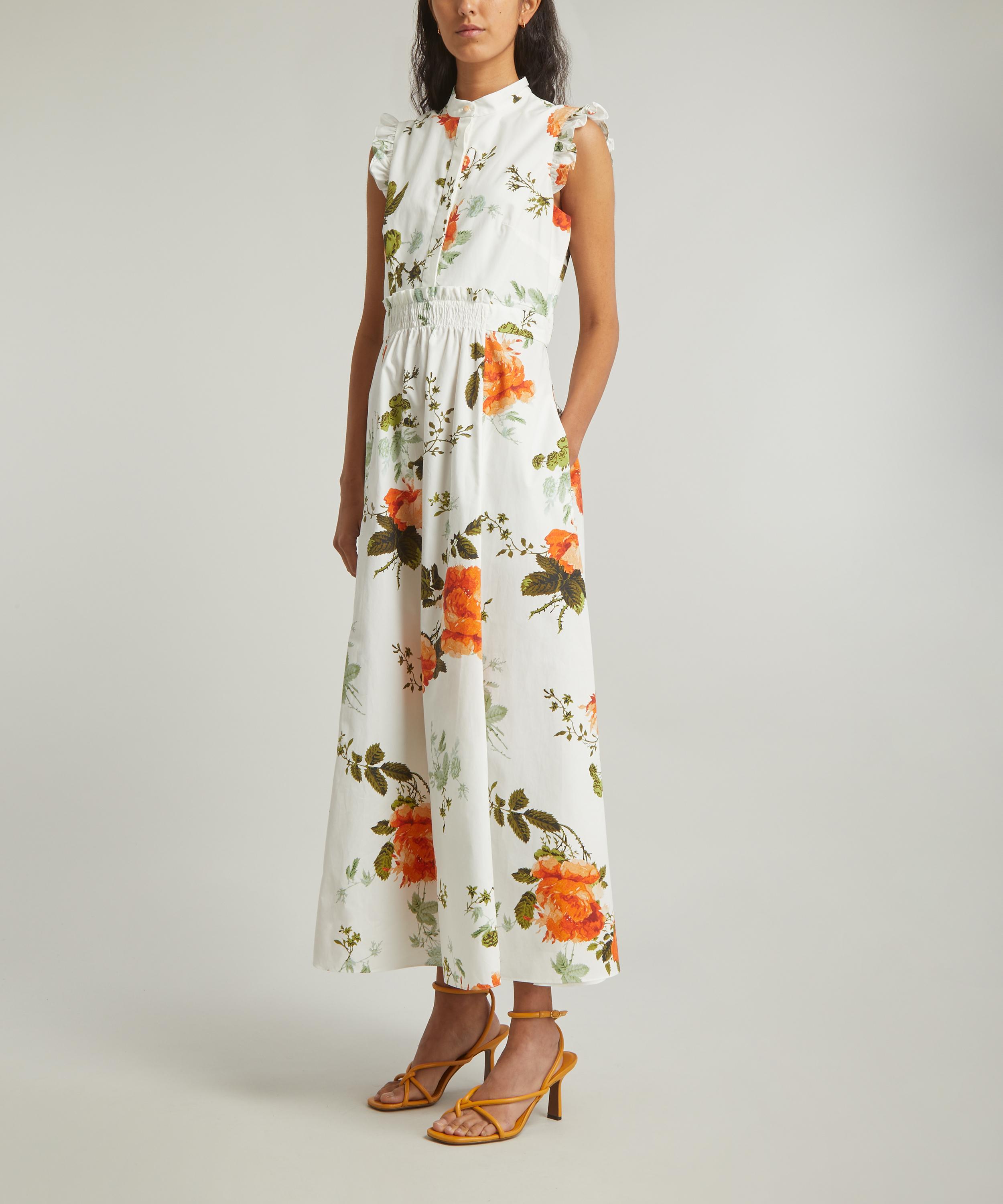 Erdem - Sleeveless Cotton Poplin Midi-Dress image number 2