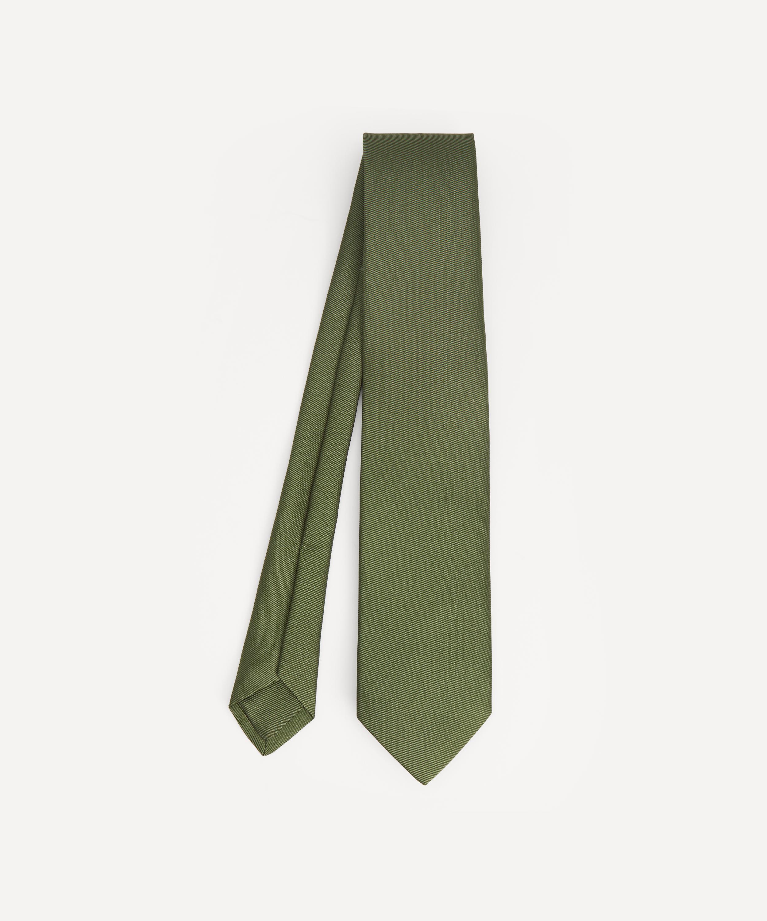 Drakes - Silk Twill Tie image number 0