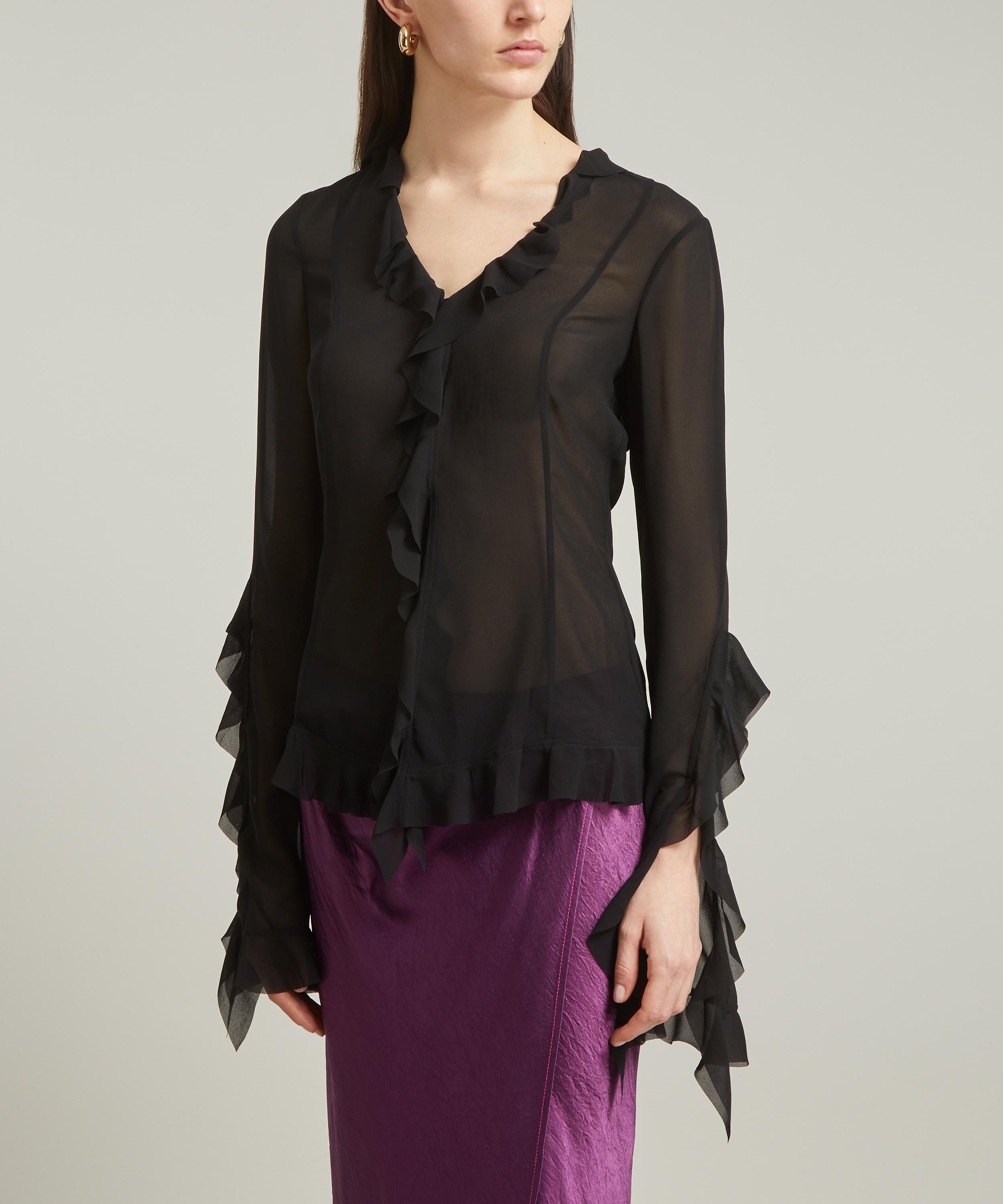 Acne Studios - Ruffle Blouse image number 2