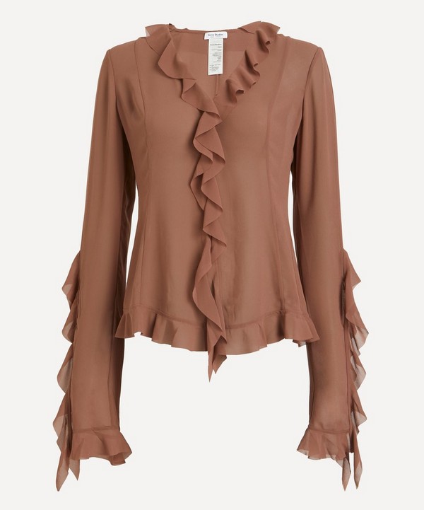 Acne Studios - Ruffle Blouse image number null