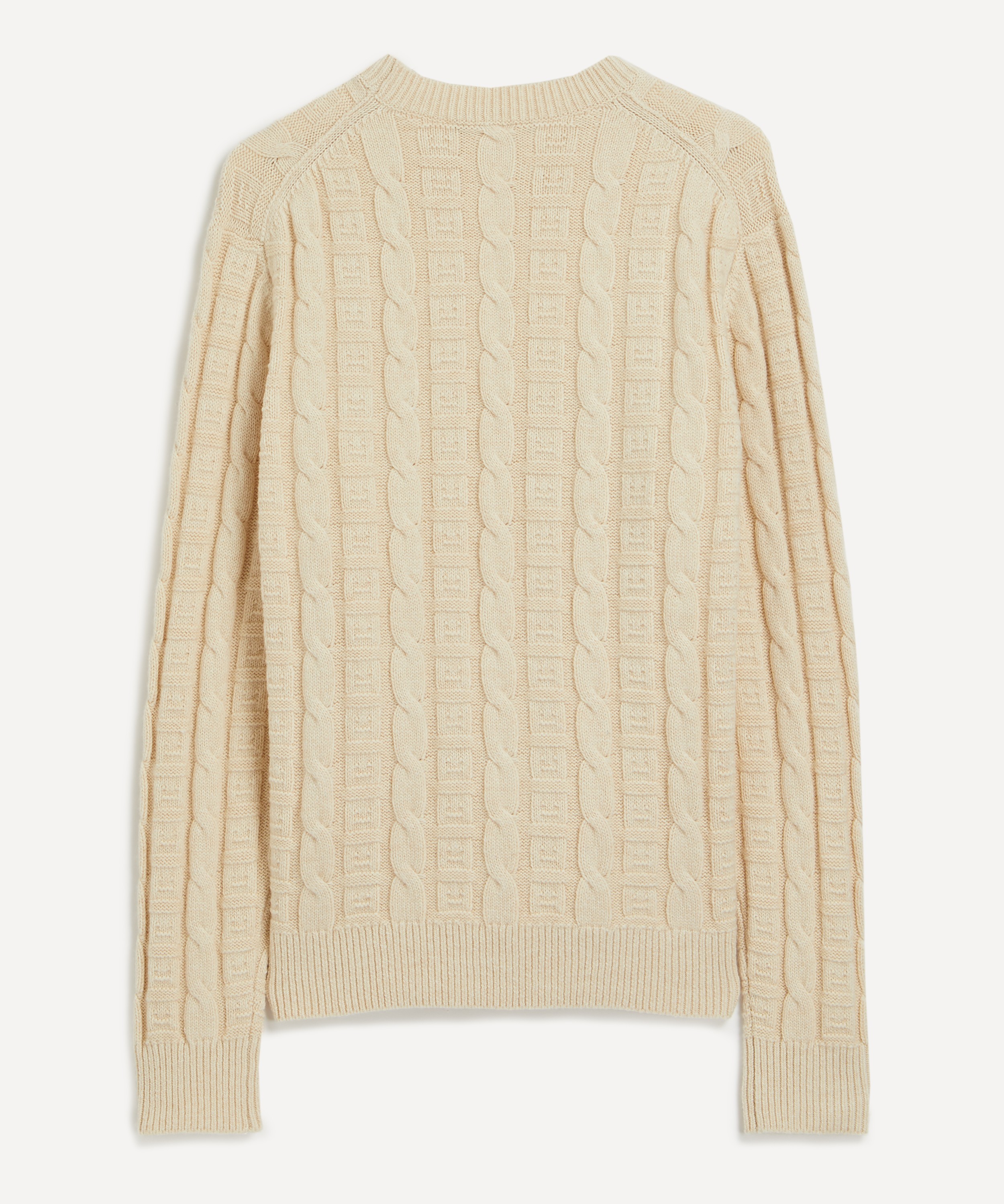 Acne Studios - Cable Knit Face Logo Jumper image number 2