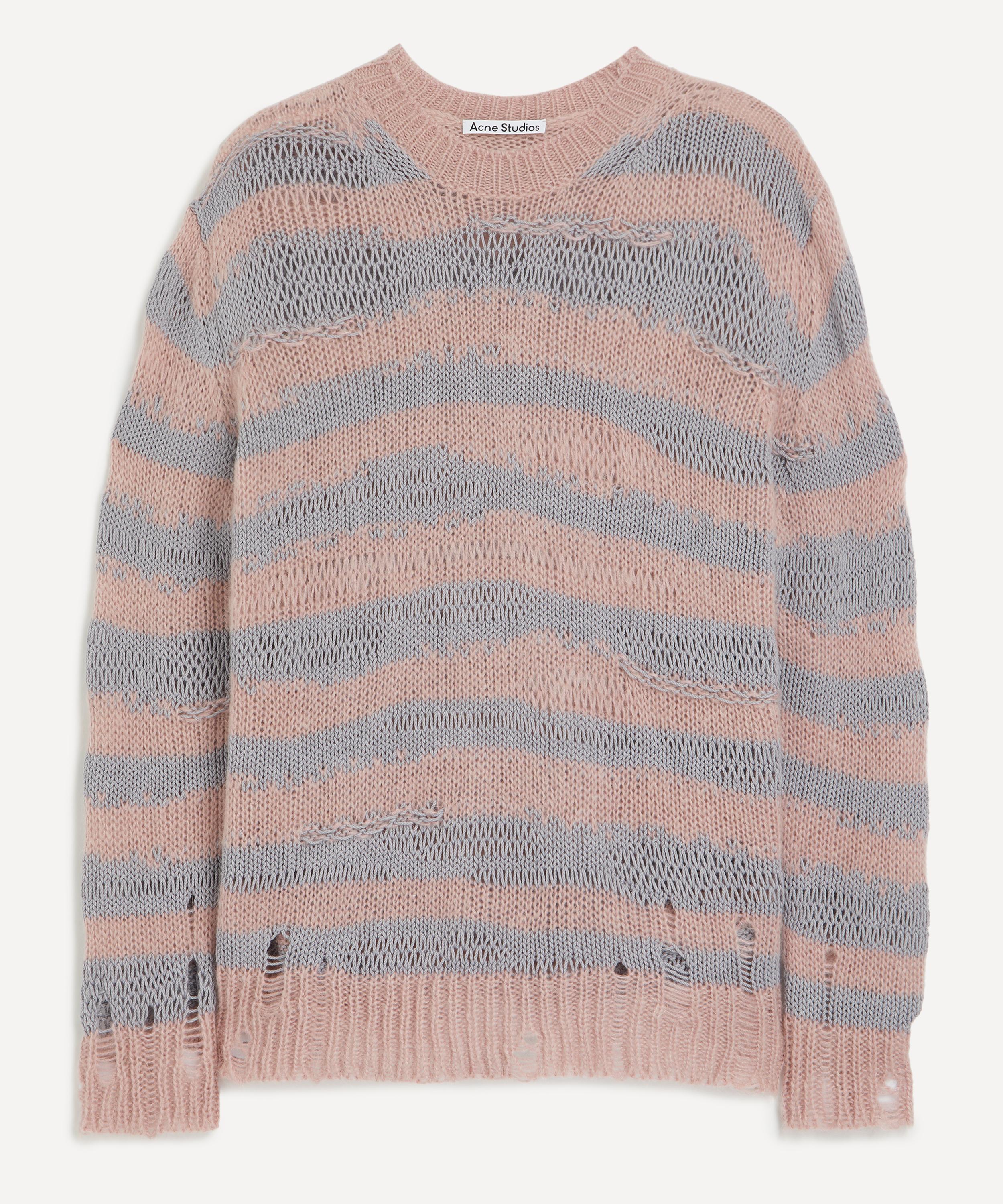 Acne Studios - Distressed Stripe Jumper image number 0