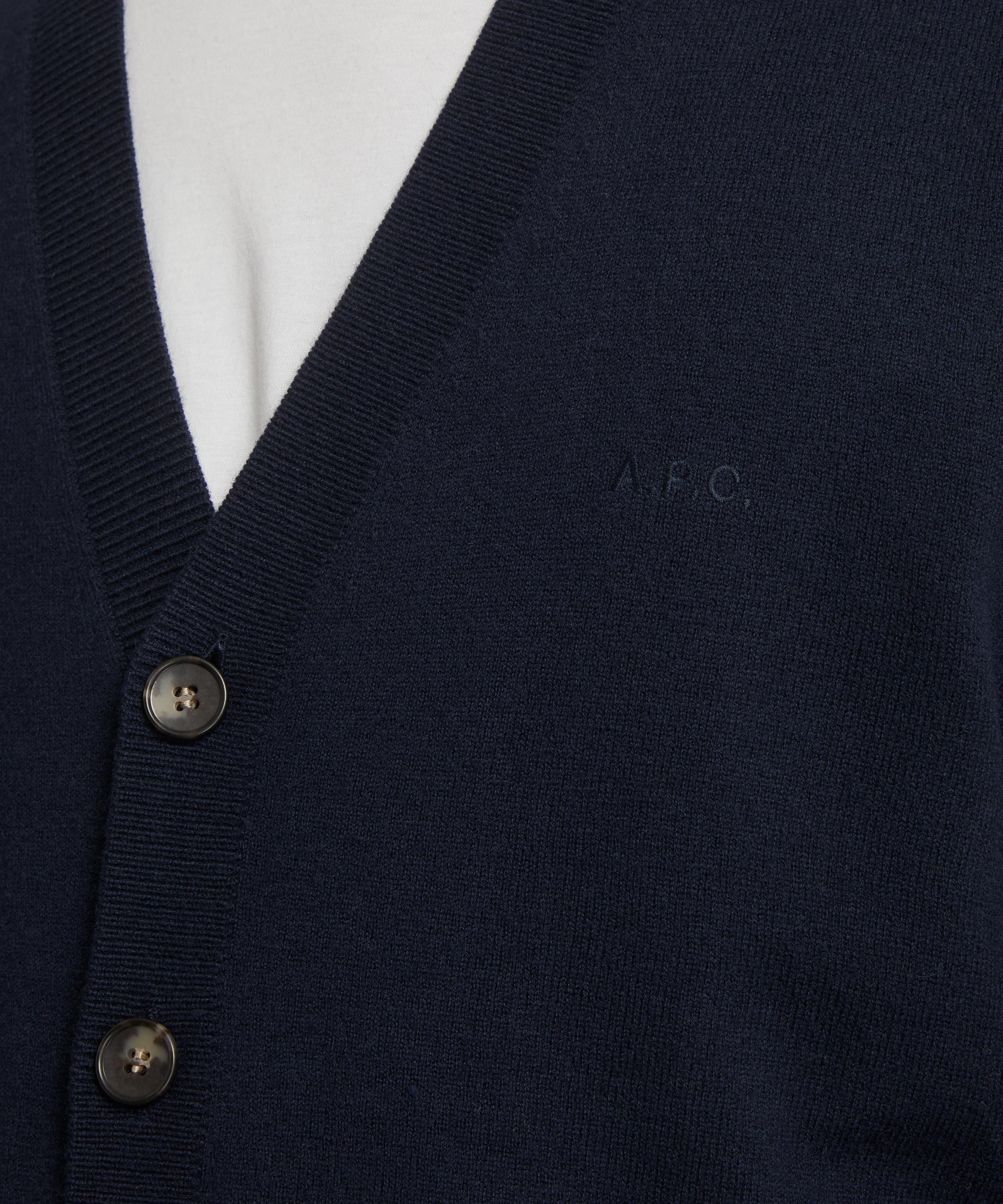 A.P.C. - Joe Merino Wool Cardigan image number 4