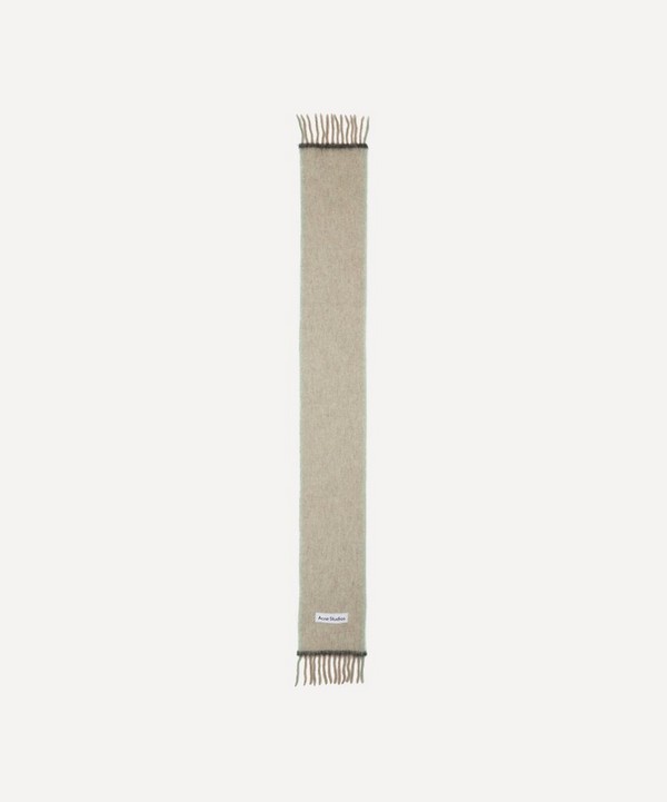 Acne Studios - Narrow Wool-Mohair Scarf image number null