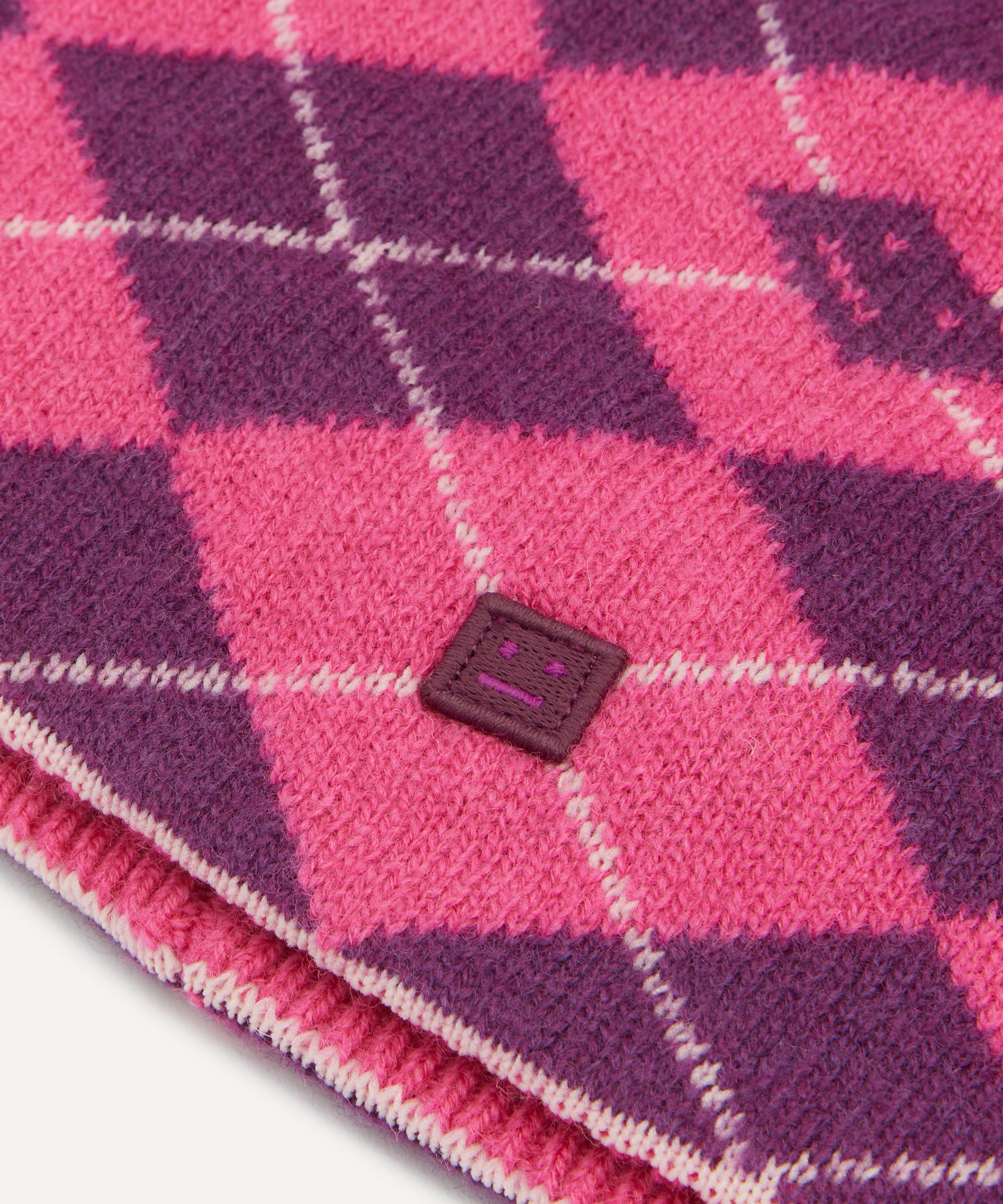 Acne Studios - Argyle Jacquard Beanie image number 1