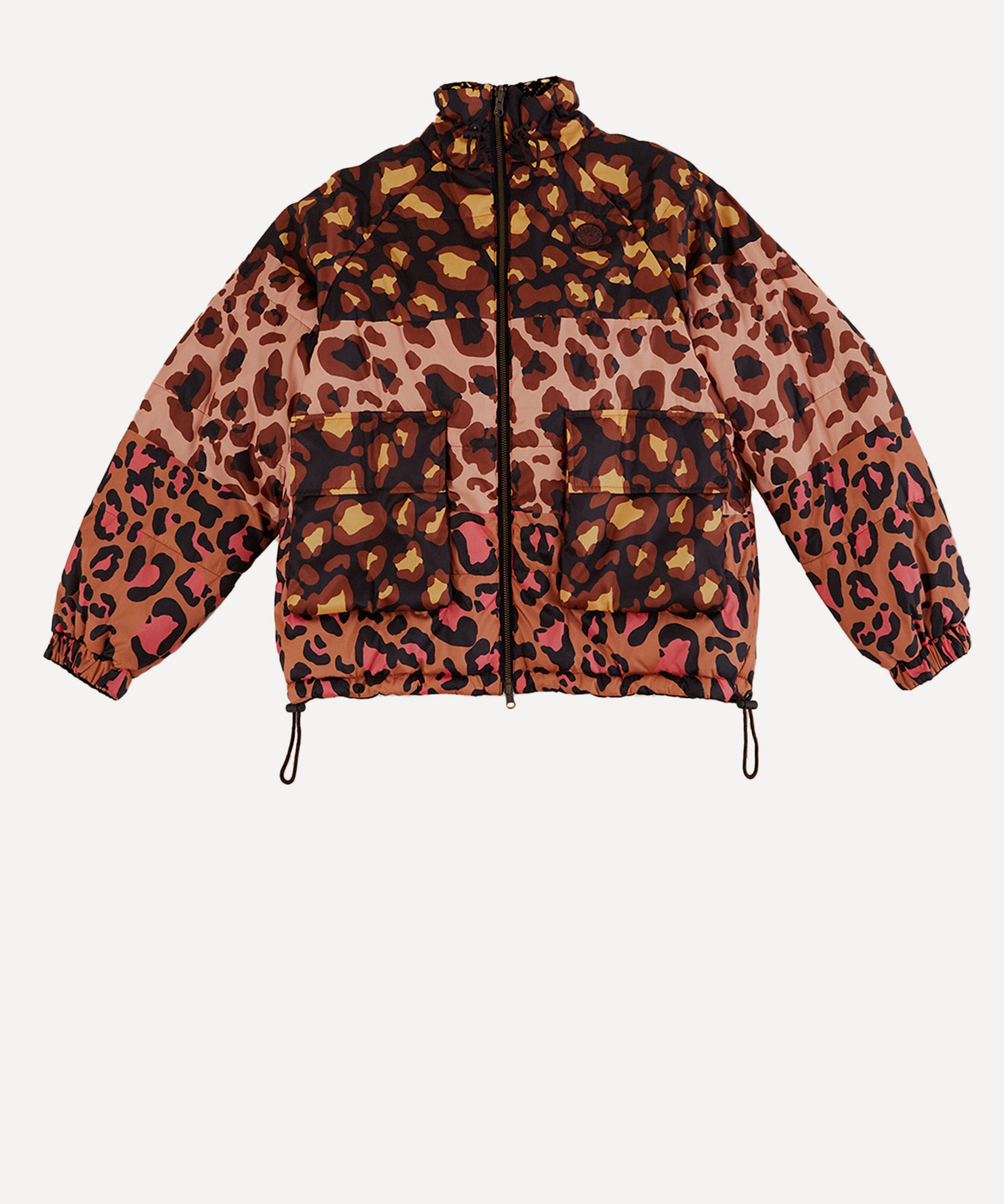 FARM Rio Leopard Desire Reversible Puffer Jacket | Liberty