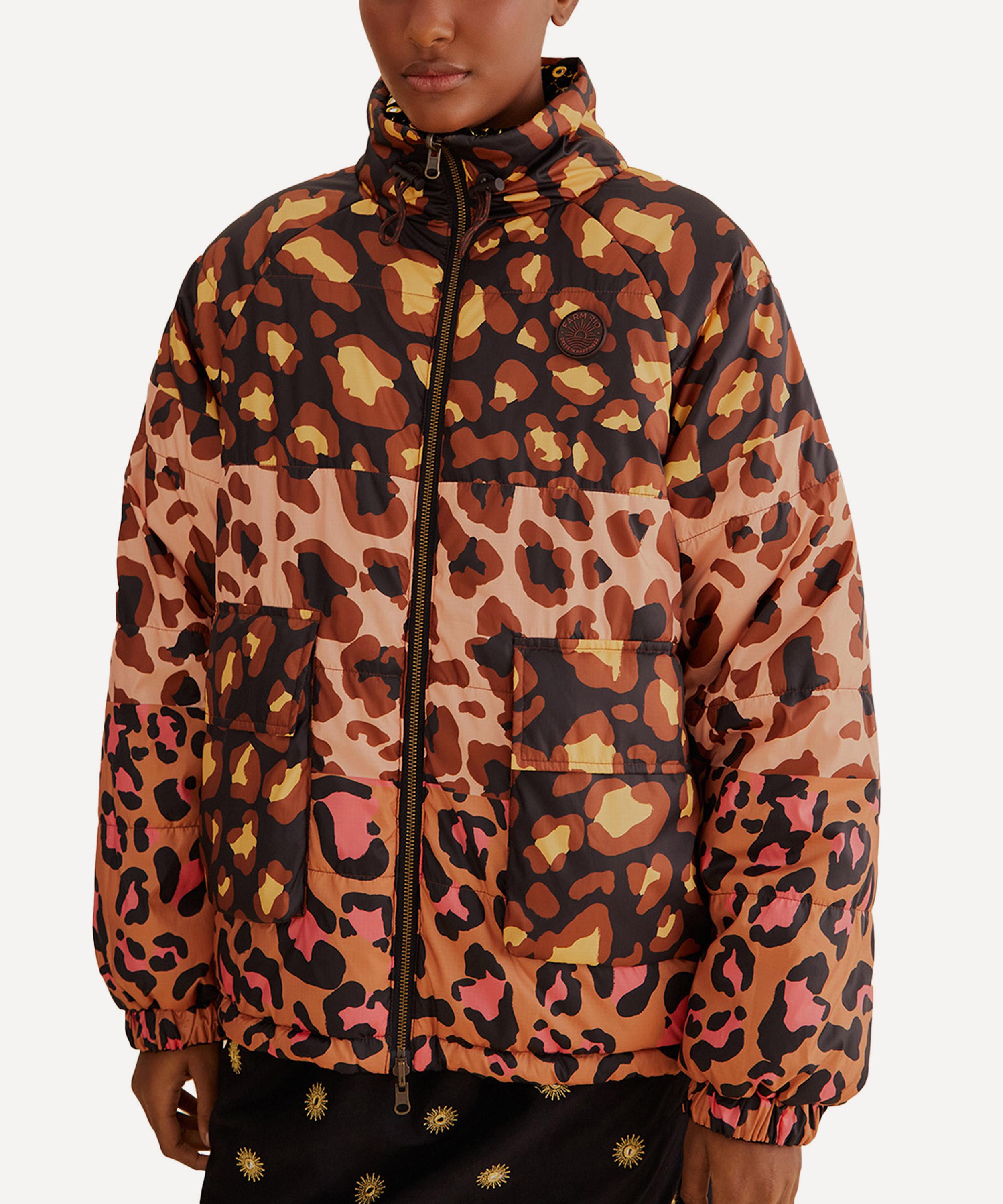 FARM Rio - Leopard Desire Reversible Puffer Jacket image number 1