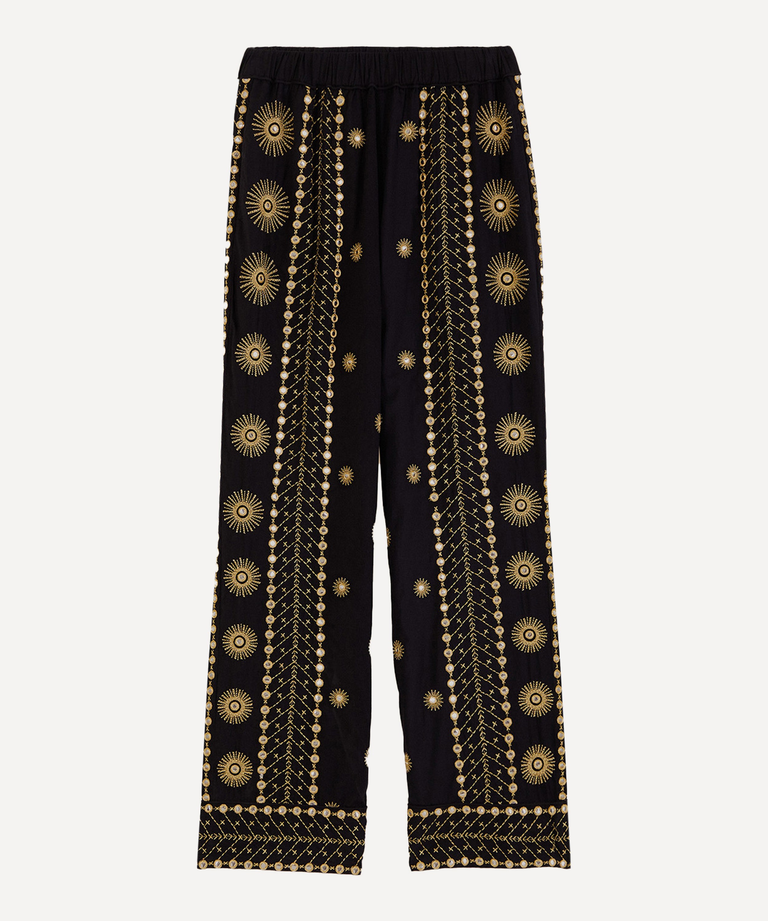 FARM Rio - Sun-Embroidered Trousers image number 0