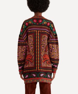 FARM Rio - Mixed Tapestry Prints Cardigan image number 2